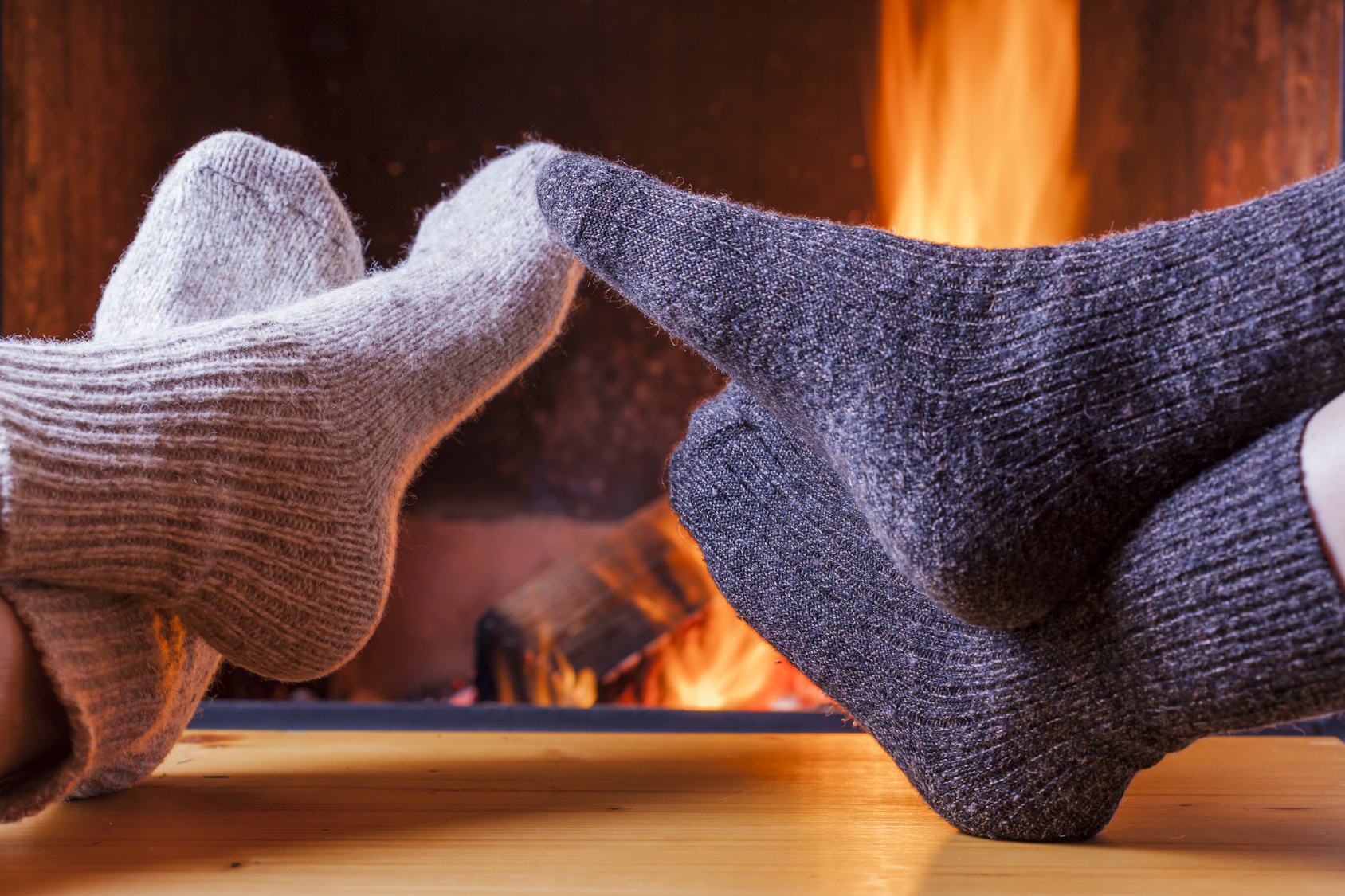 Como aquecer os pés no inverno