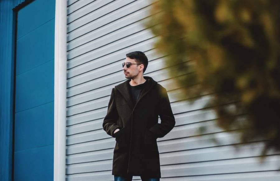 casaco longo masculino