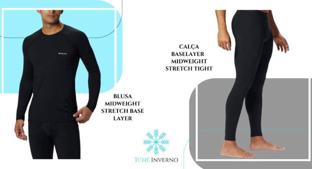 Blusa e Calça Midweight Stretch Base Layer