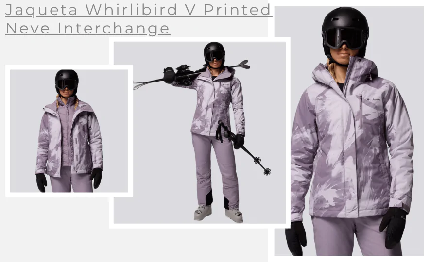 Roupa para Neve: Jaqueta Whirlibird V Printed Neve Interchange