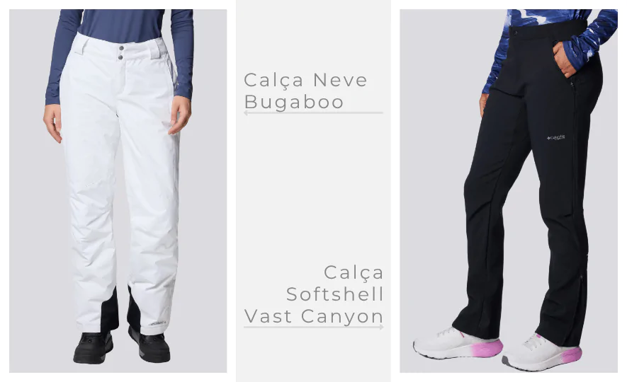 Calças para o inverno: Neve e Chuva