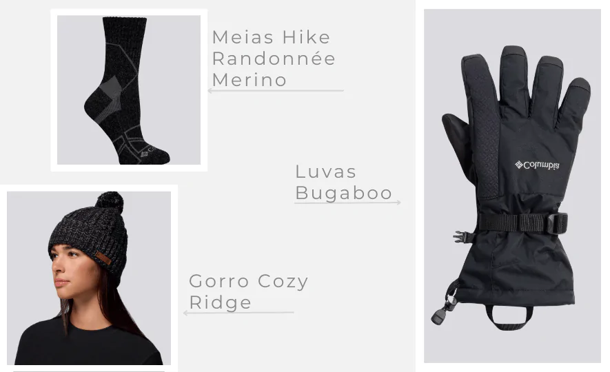 Roupas para frio Chile: Acessórios de Inverno