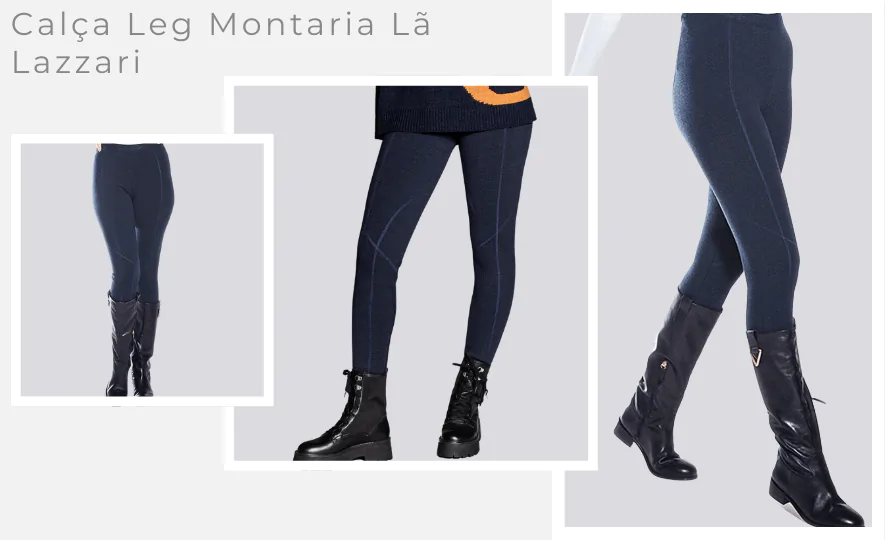 Roupas Estilosas para o Inverno: Calça Leg Montaria Lã Lazzari
