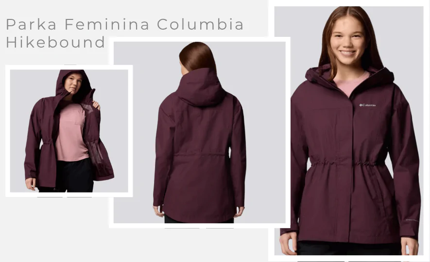 Jaqueta de Inverno Parka Feminina Columbia Hikebound