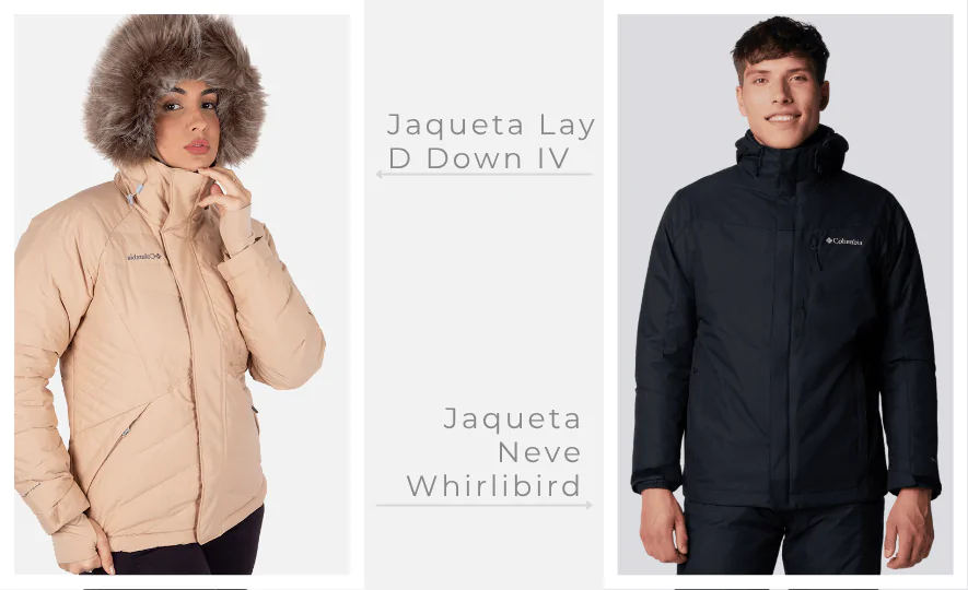Jaquetas de Inverno - Lay D Down IV e Jaqueta Neve Whirlibird