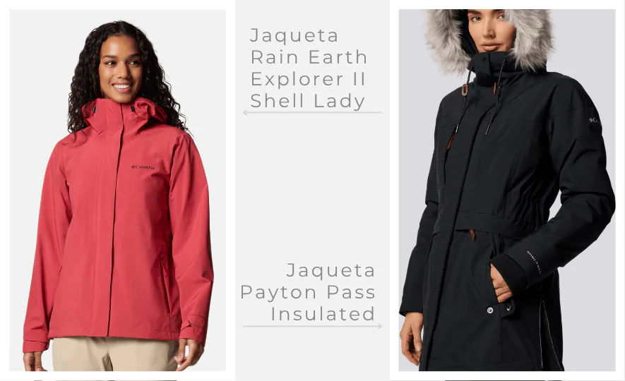 Mala para Viagem de Aventura no Inverno - Jaquetas