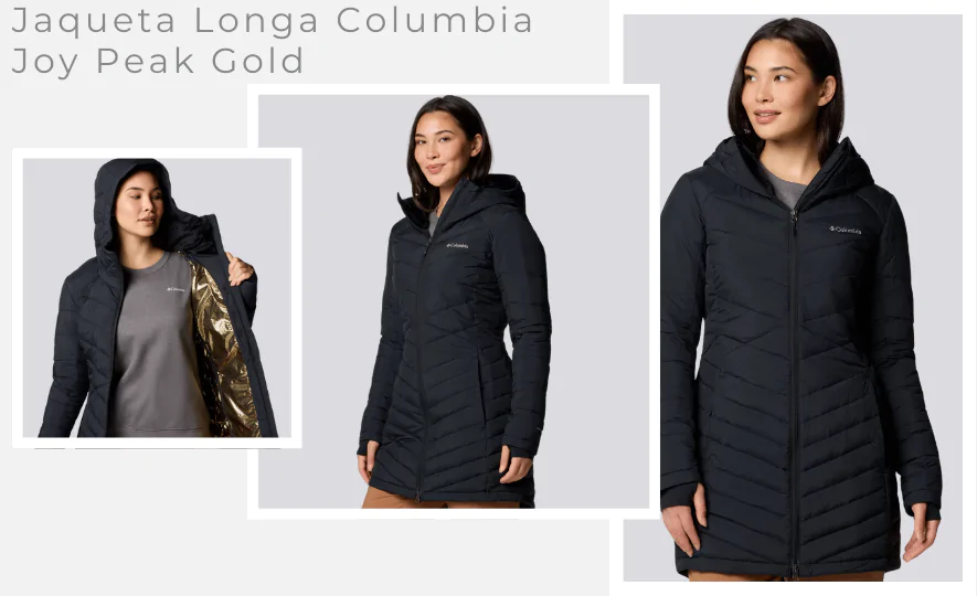 Jaquetas de Inverno 2026— Jaqueta Longa Joy Peak Infinity Capuz
