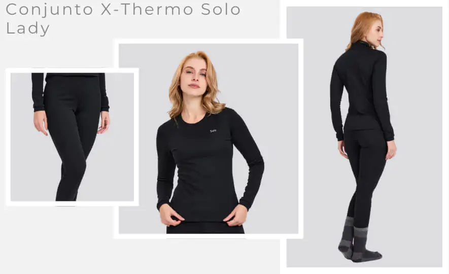 Conjunto termico segunda pele para inverno