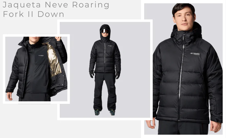 Roupas de inverno de alta performance — Jaqueta Neve Masculina
